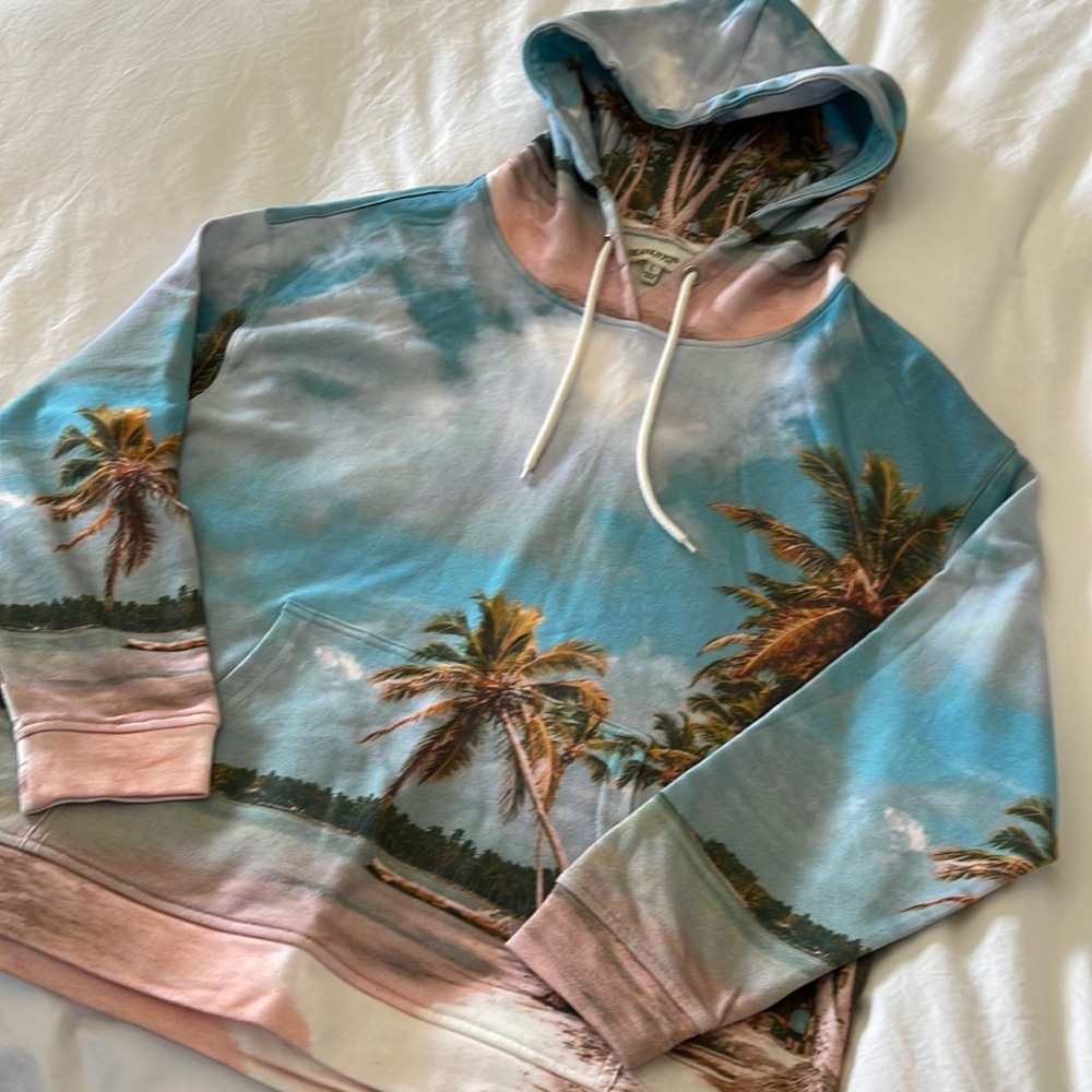 Like new tropical design hoodie